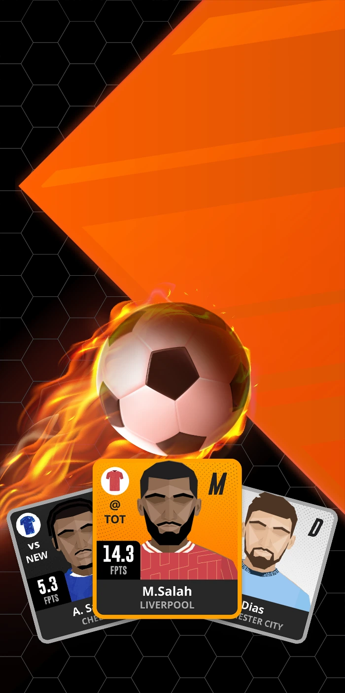 Flaming Soccer Ball Background